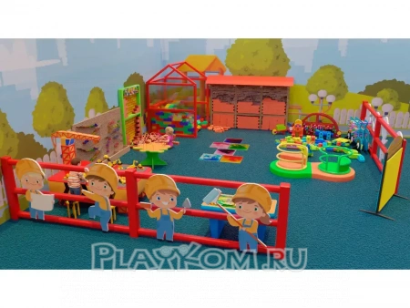 Игровая комната Стройка (40 м²)