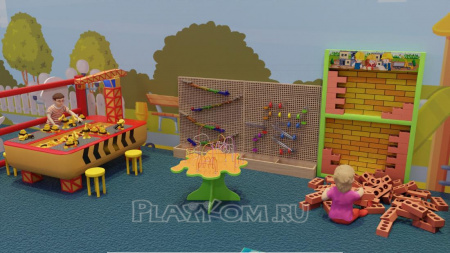 Игровая комната Стройка (40 м²)