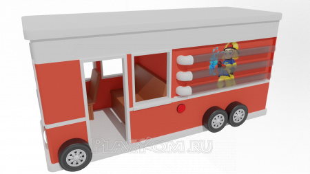 Интерактивный модуль для автодрома "Пожарная машина"