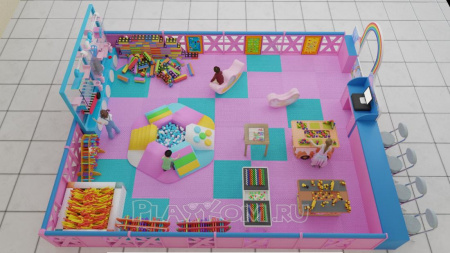 Игровая комната Тортленд (35 м²)