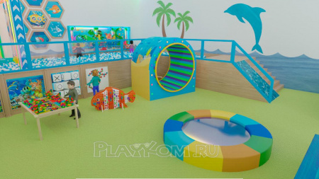 Игровая комната Эко-море (65 м²)