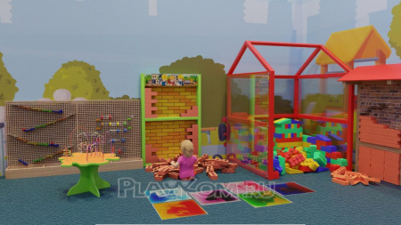 Игровая комната Стройка (40 м²)