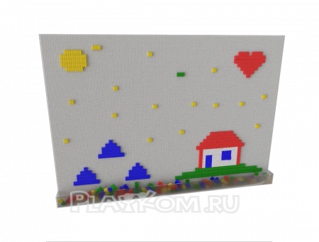 Игровая настенная панель с конструктором Лего