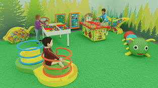Игровая комната Полянка (20 м²)