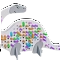 Мозаика "Дино Брахиозавр"