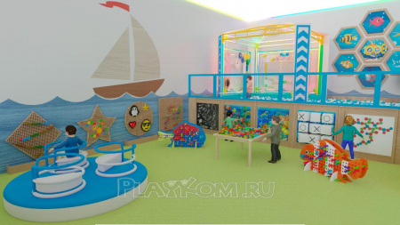Игровая комната Эко-море (65 м²)