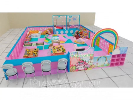 Игровая комната Тортленд (35 м²)